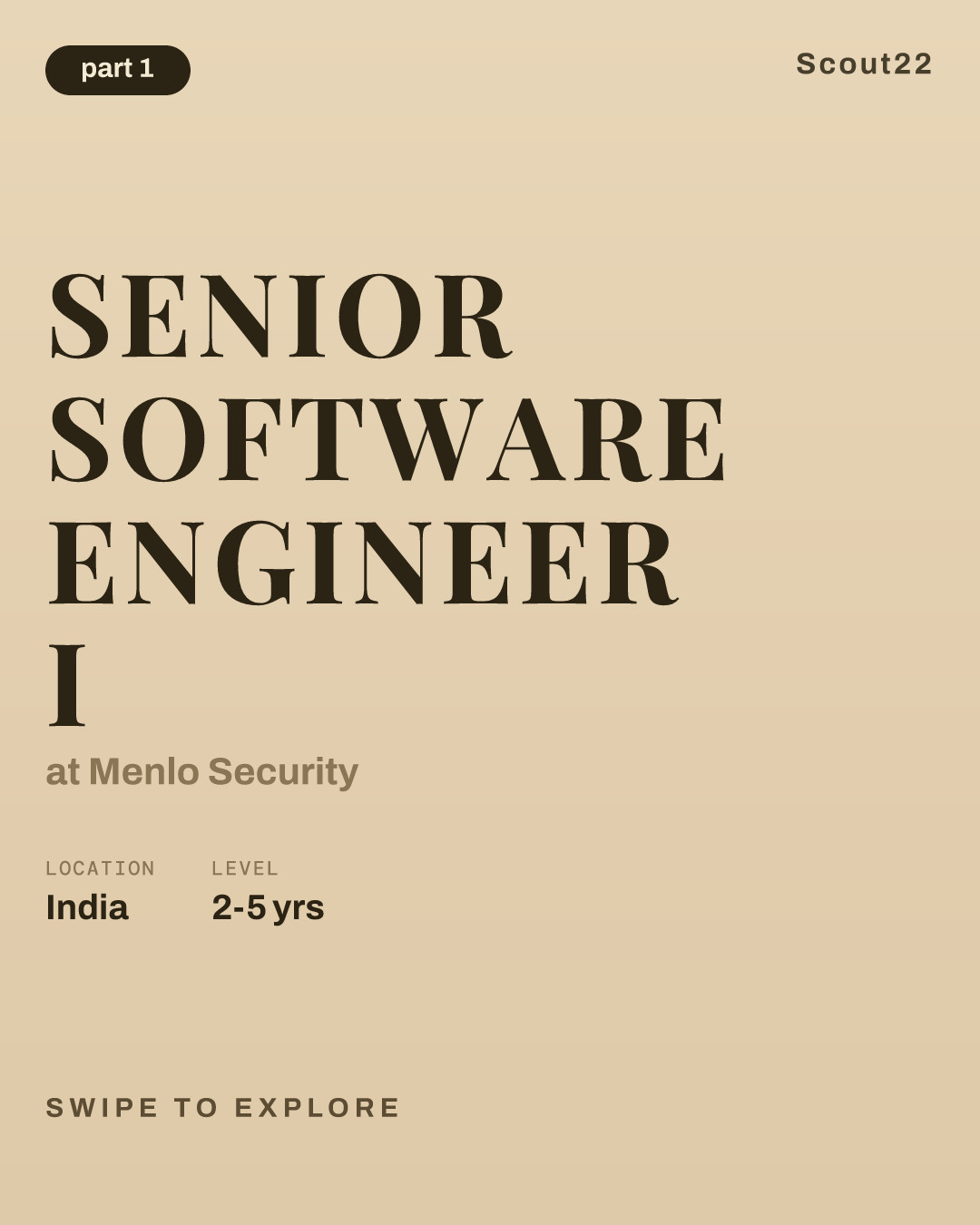 Senior Software Engineer I at Menlo Security