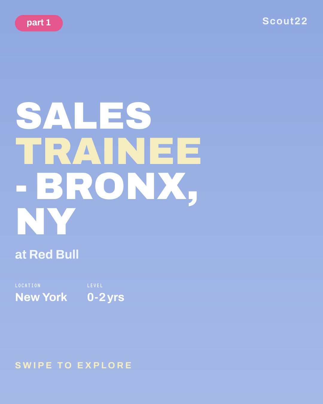 Sales Trainee - Bronx, NY at Red Bull