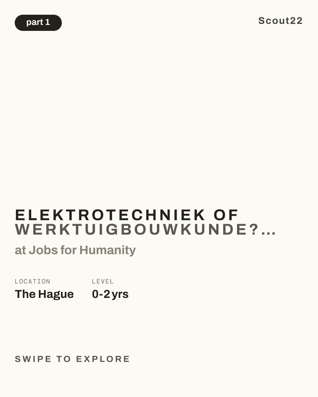 Elektrotechniek of Werktuigbouwkunde? Word (Junior) Specialist Installaties! at Jobs for Humanity