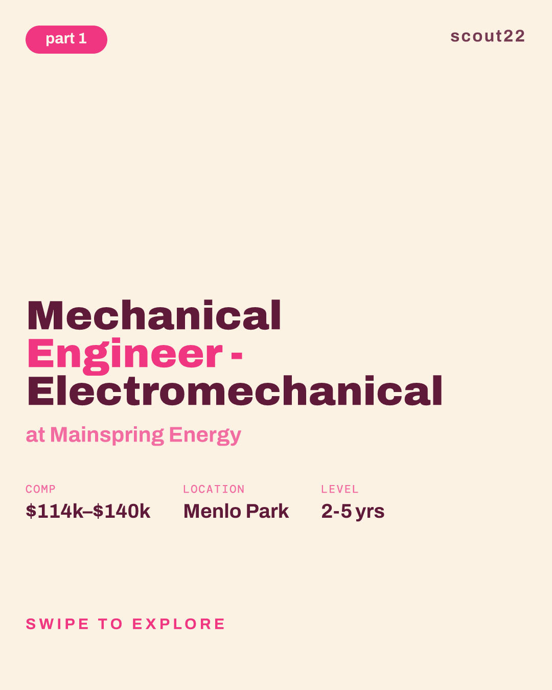 Mechanical Engineer - Electromechanical at Mainspring Energy