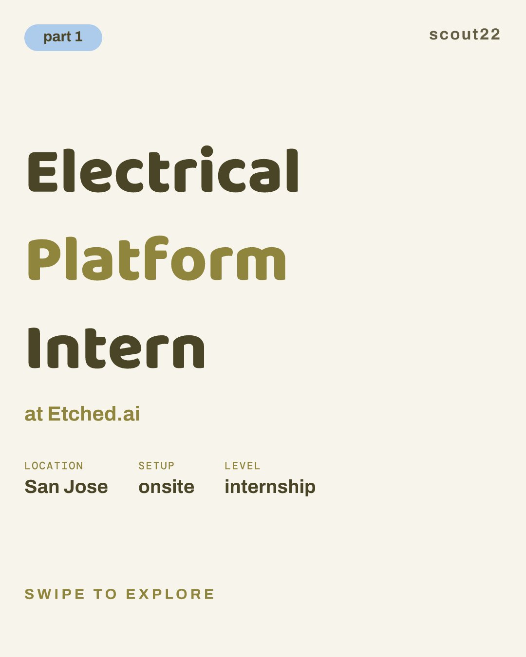 Electrical Platform Intern at Etched.ai