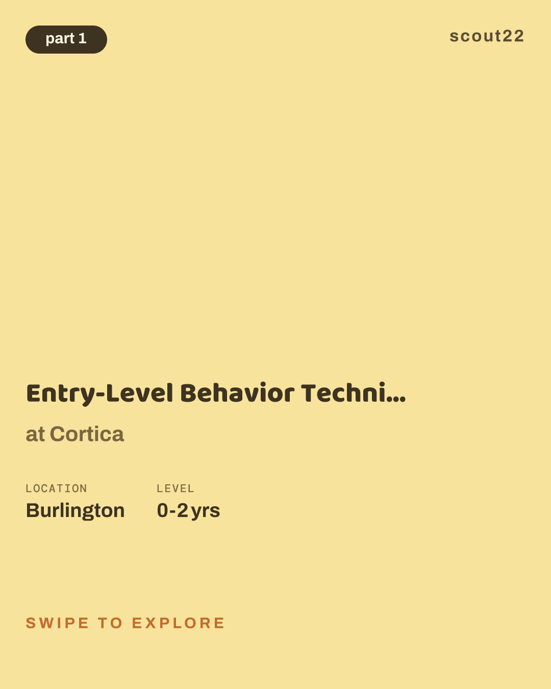 Entry-Level Behavior Technician – Play-Based Therapy at Cortica