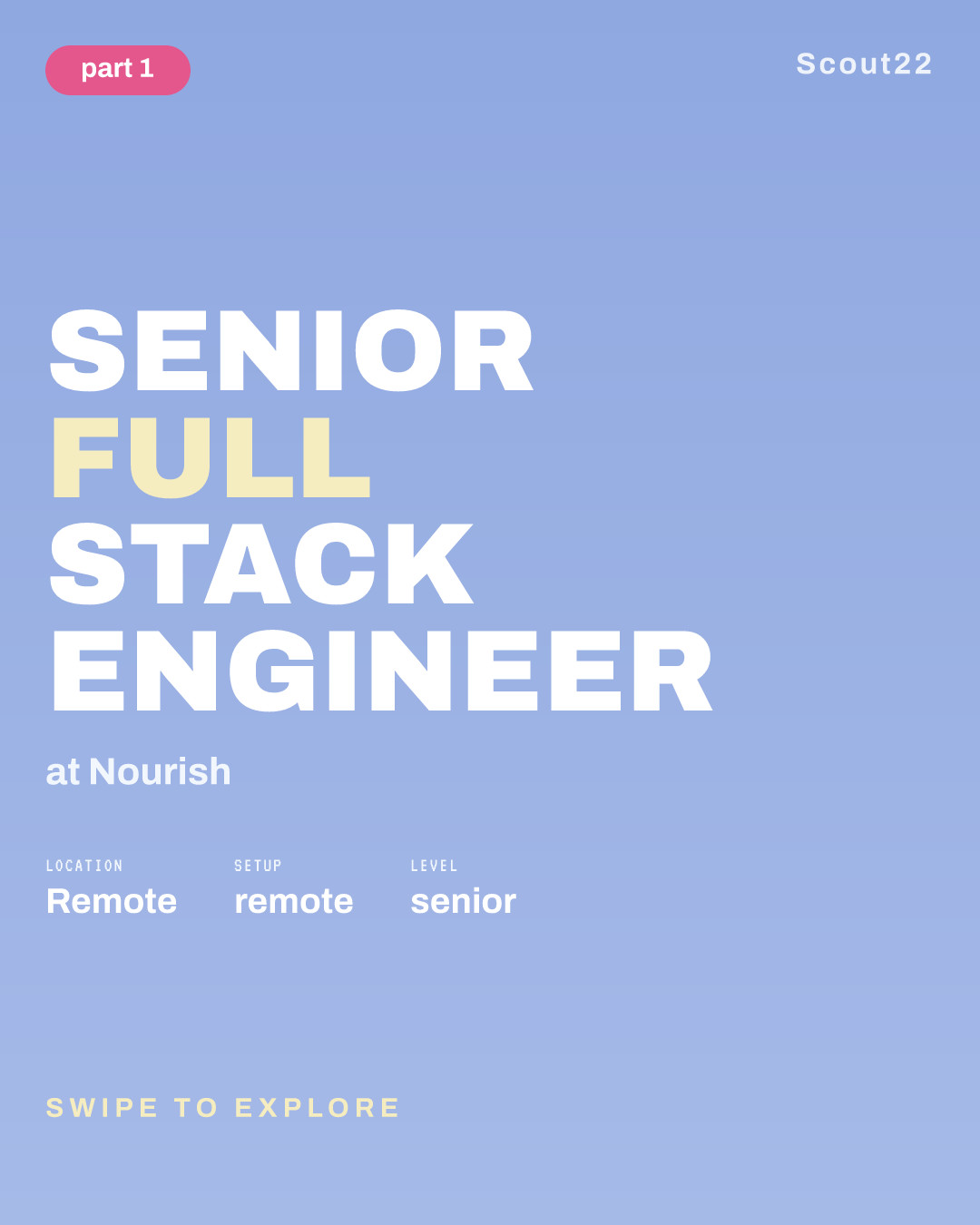 Senior Full Stack Engineer at Nourish