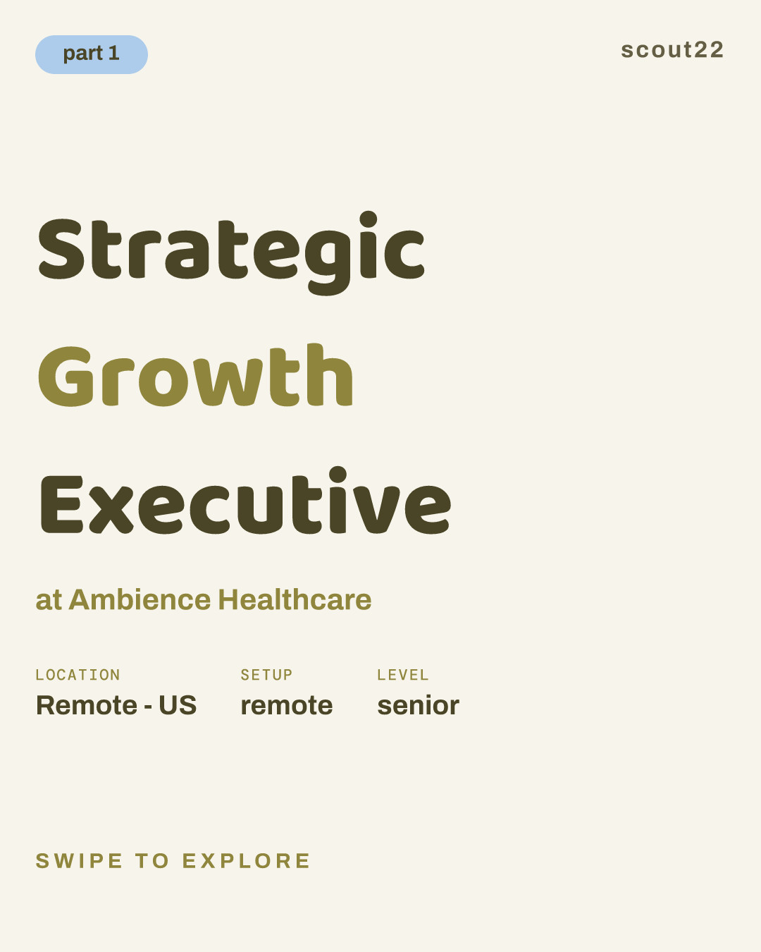 Strategic Growth Executive at Ambience Healthcare