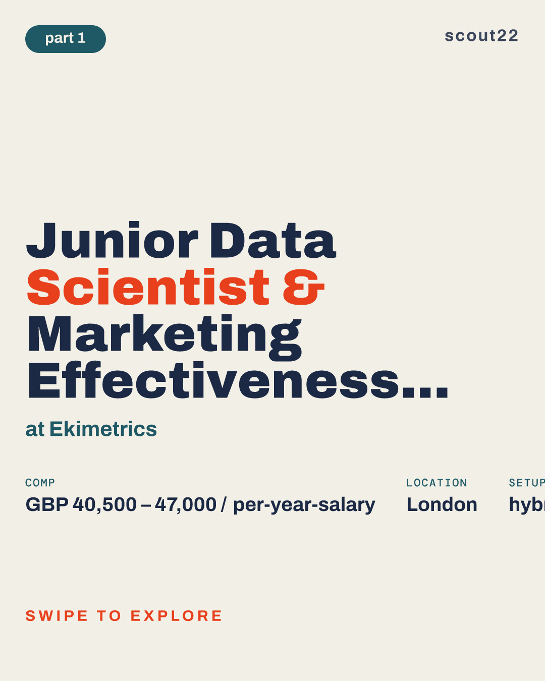 Junior Data Scientist & Marketing Effectiveness - Jan-March 2027 Start date at Ekimetrics