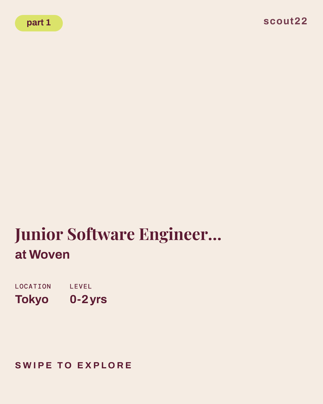 Junior Software Engineer, Driving Planning at Woven