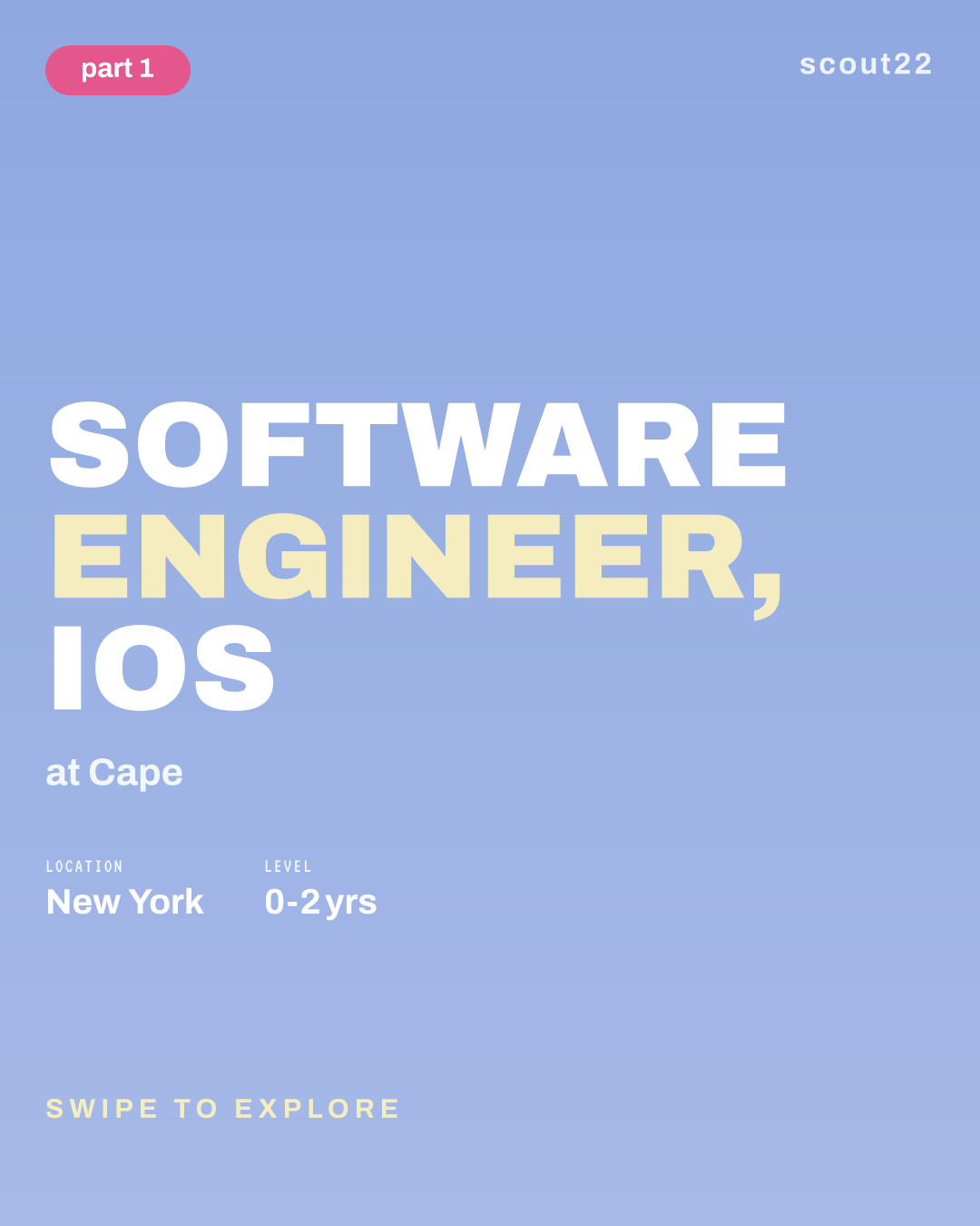 Software Engineer, iOS at Cape