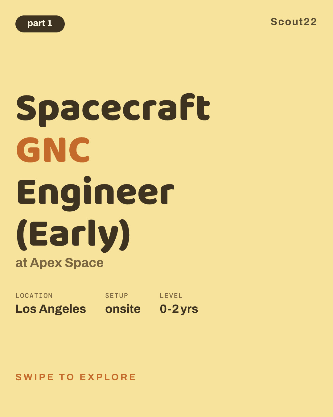 Spacecraft GNC Engineer (Early) at Apex Space