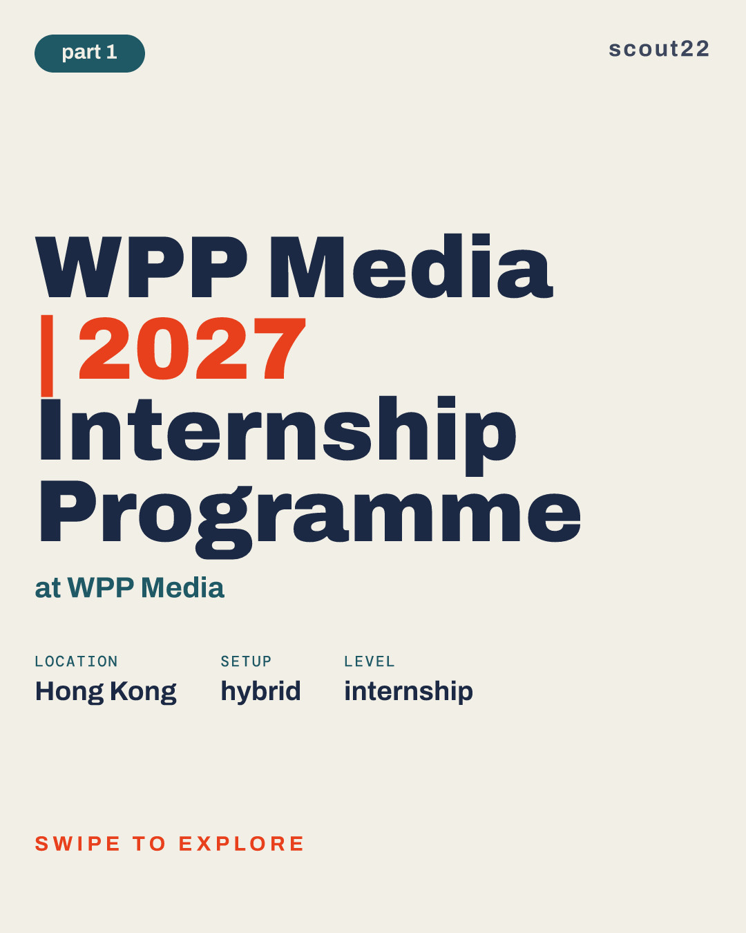 WPP Media | 2027 Internship Programme at WPP Media