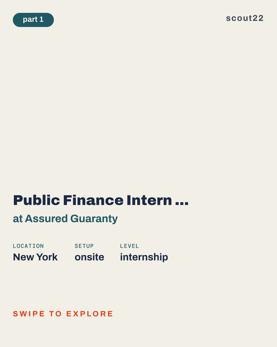 Public Finance Intern - Summer 2027 at Assured Guaranty