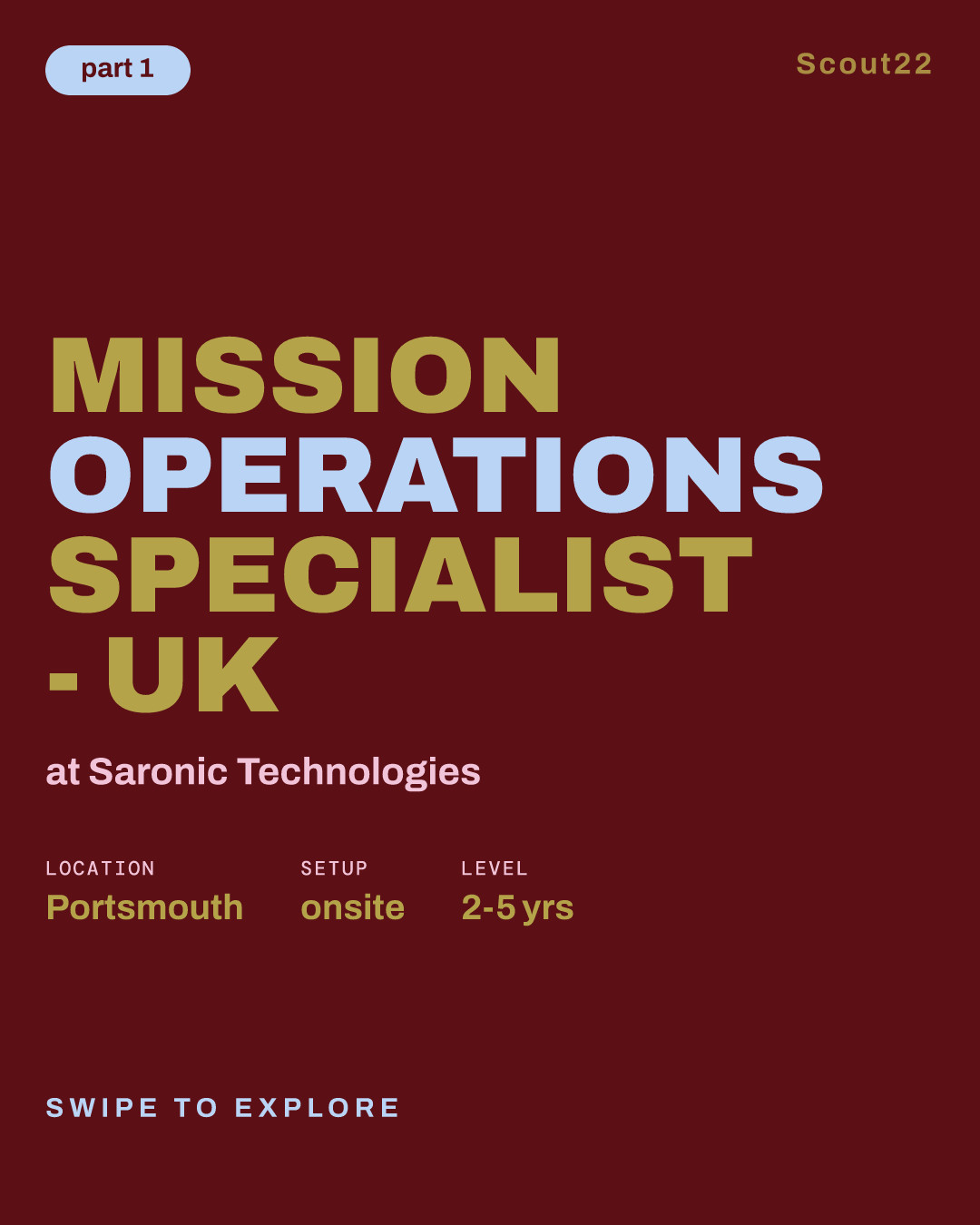Mission Operations Specialist - UK at Saronic Technologies
