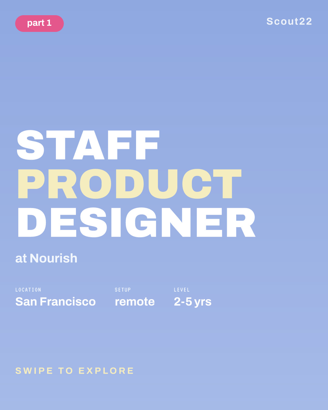 Staff Product Designer at Nourish
