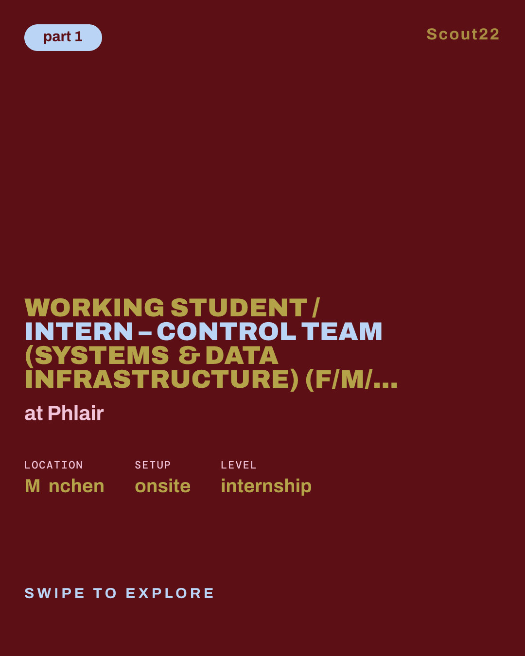 Working Student / Intern – Control Team (Systems & Data Infrastructure) (f/m/d) at Phlair