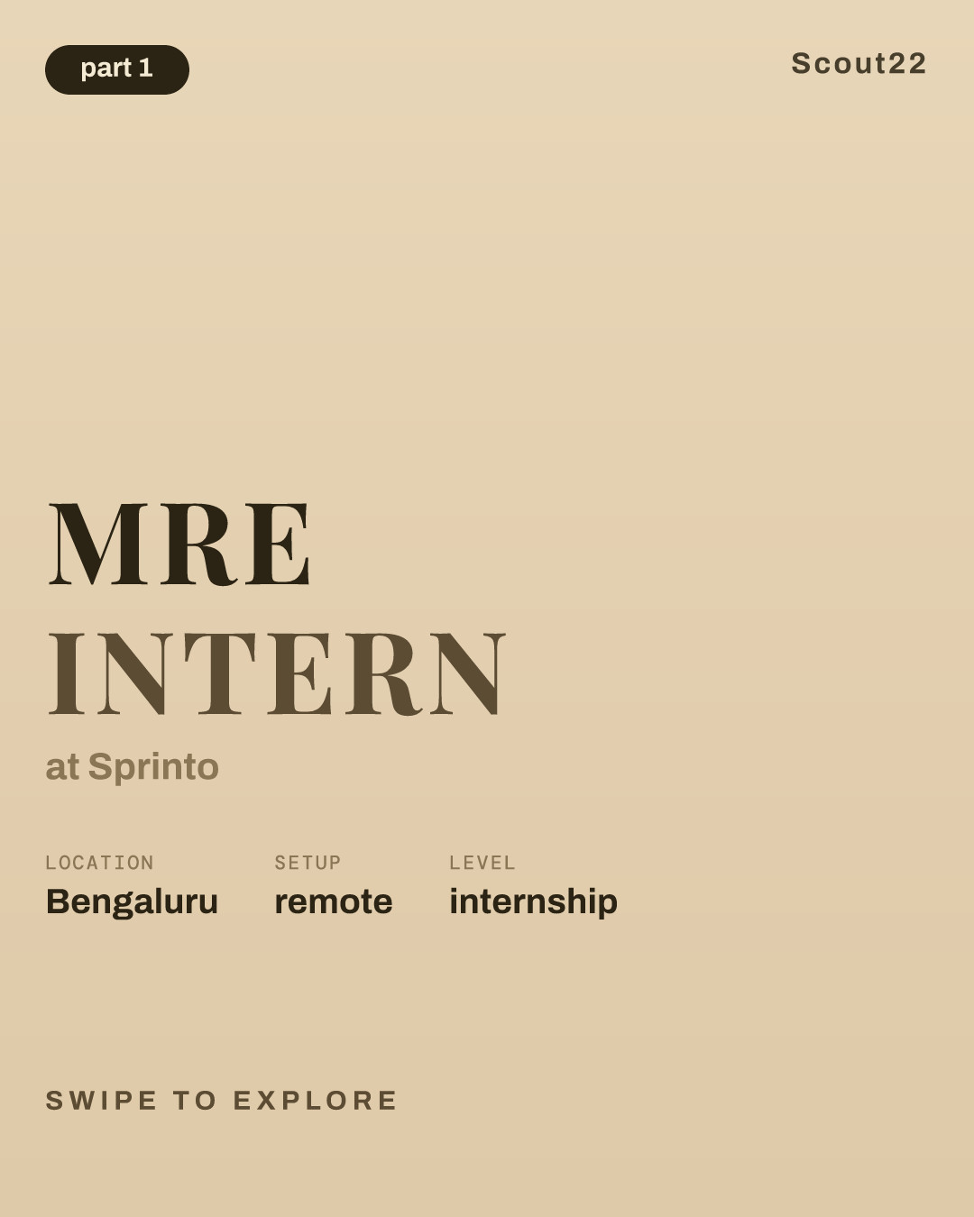MRE Intern at Sprinto