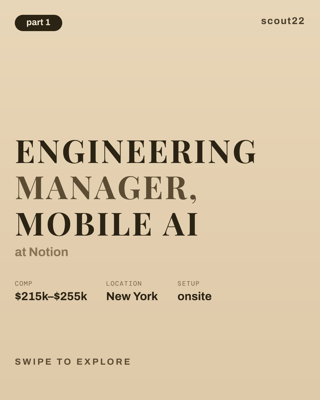Engineering Manager, Mobile AI at Notion