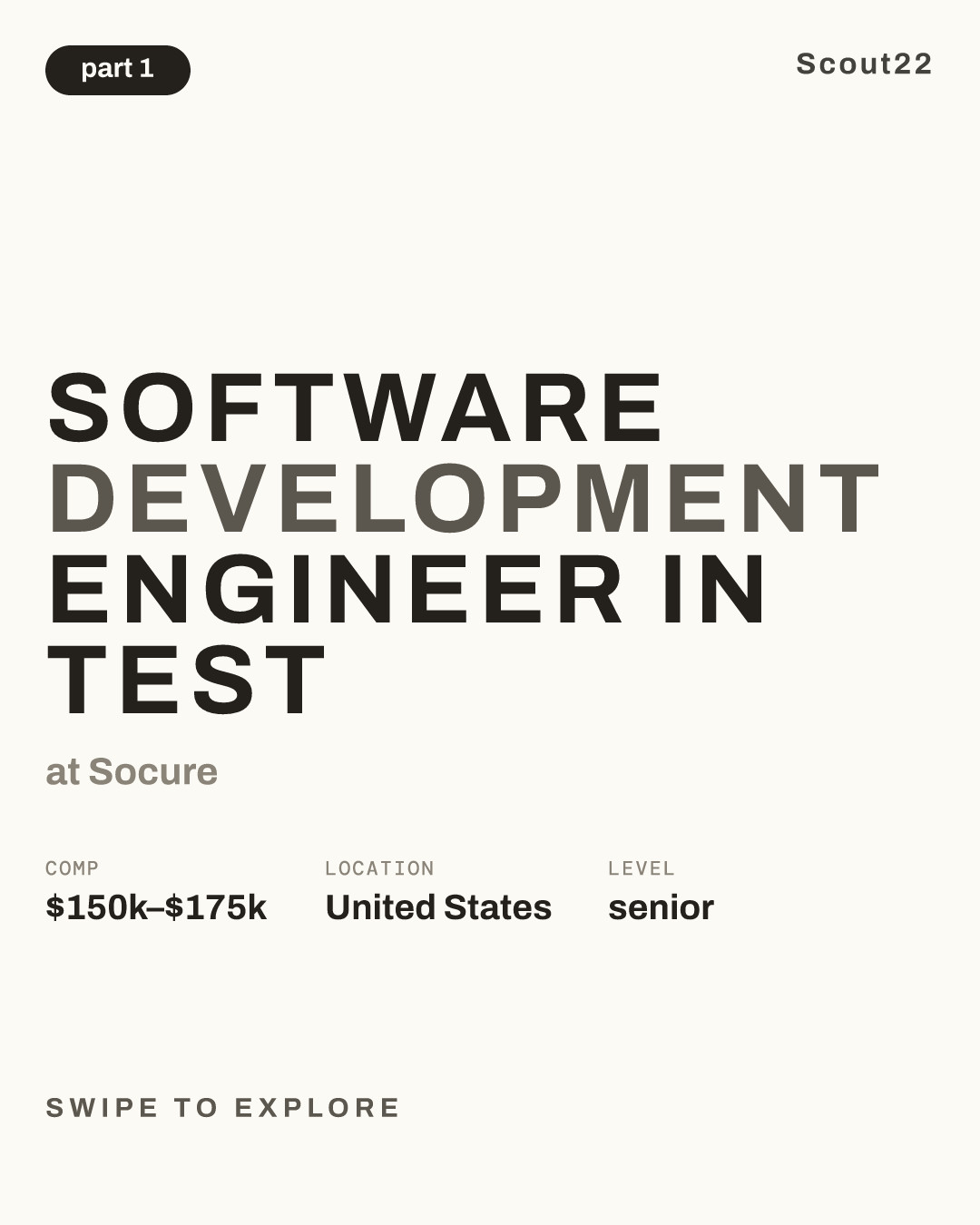 Software Development Engineer in Test at Socure