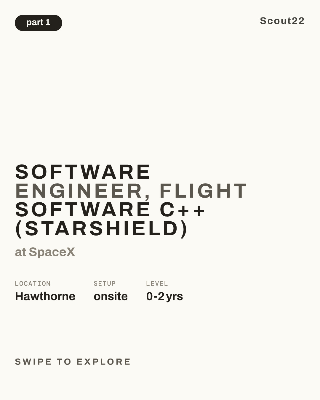 Software Engineer, Flight Software C++ (Starshield) at SpaceX