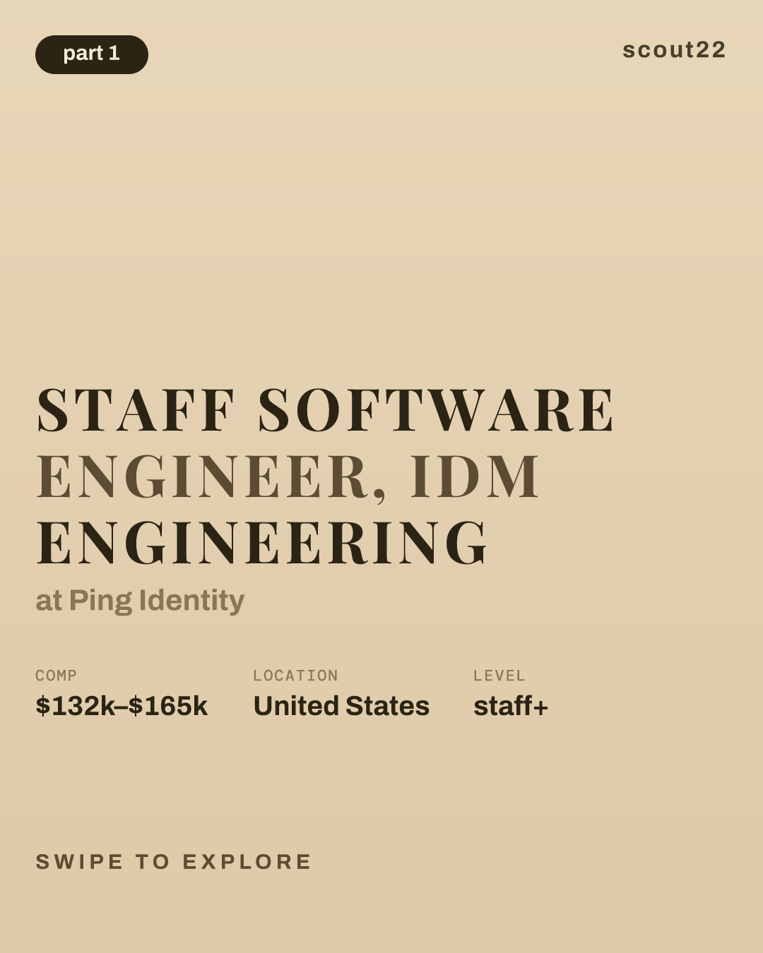 Staff Software Engineer, IDM Engineering at Ping Identity