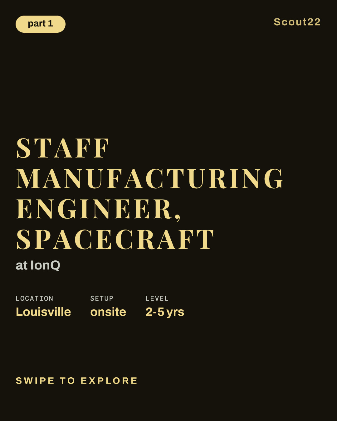 Staff Manufacturing Engineer, Spacecraft at IonQ