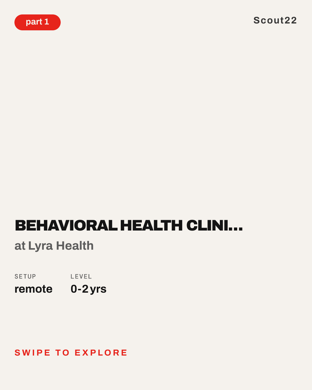 Behavioral Health Clinician – Crisis Assessment & Care Navigation (Bilingual Spanish Speaking) at Lyra Health