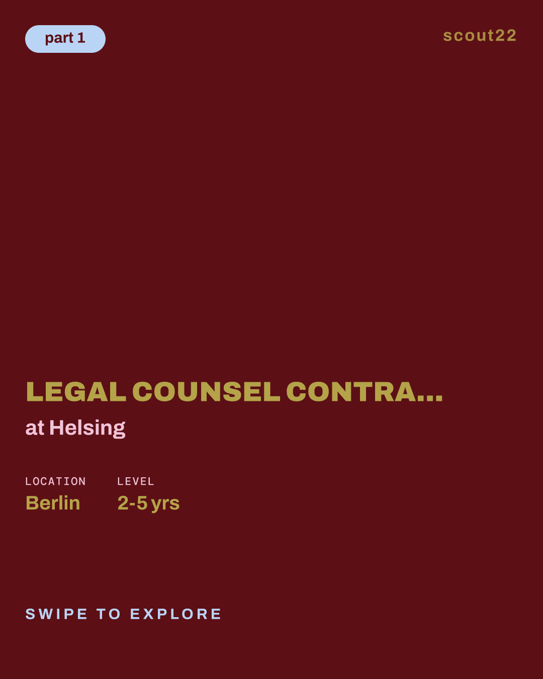 Legal Counsel Contracts & Commercial at Helsing