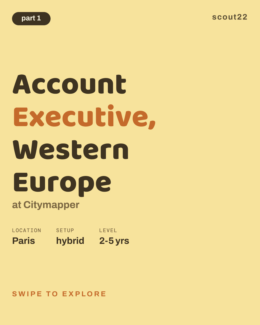 Account Executive, Western Europe at Citymapper