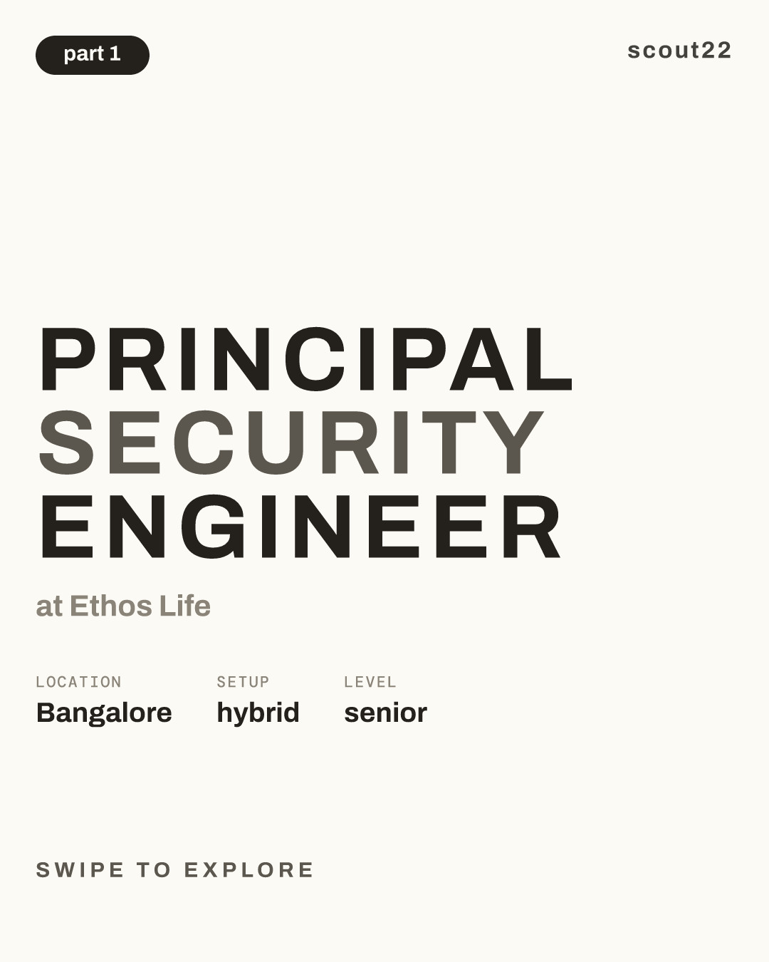 Principal Security Engineer at Ethos Life