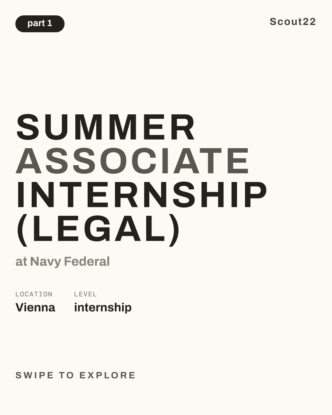 Summer Associate Internship (Legal) at Navy Federal