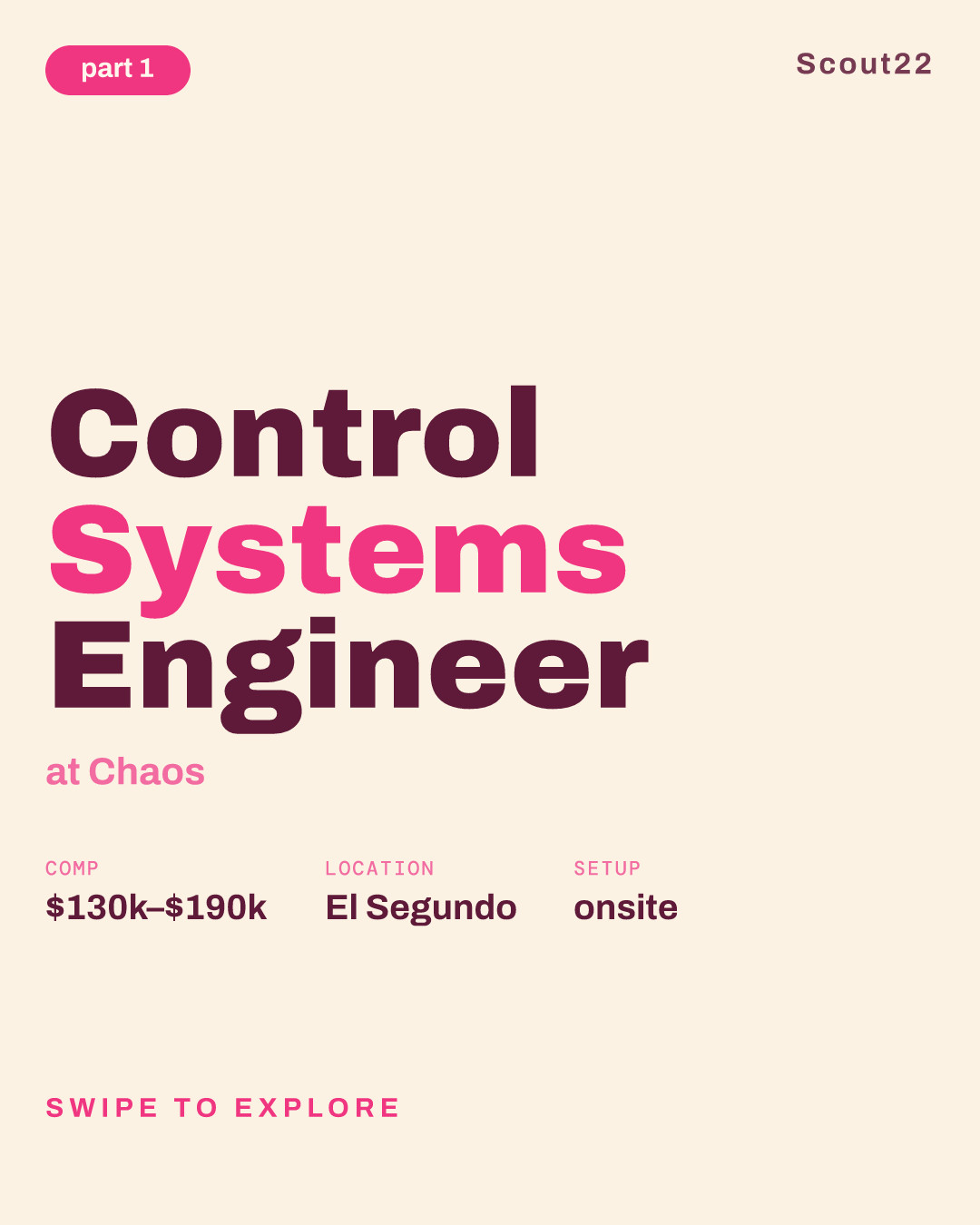 Control Systems Engineer at Chaos