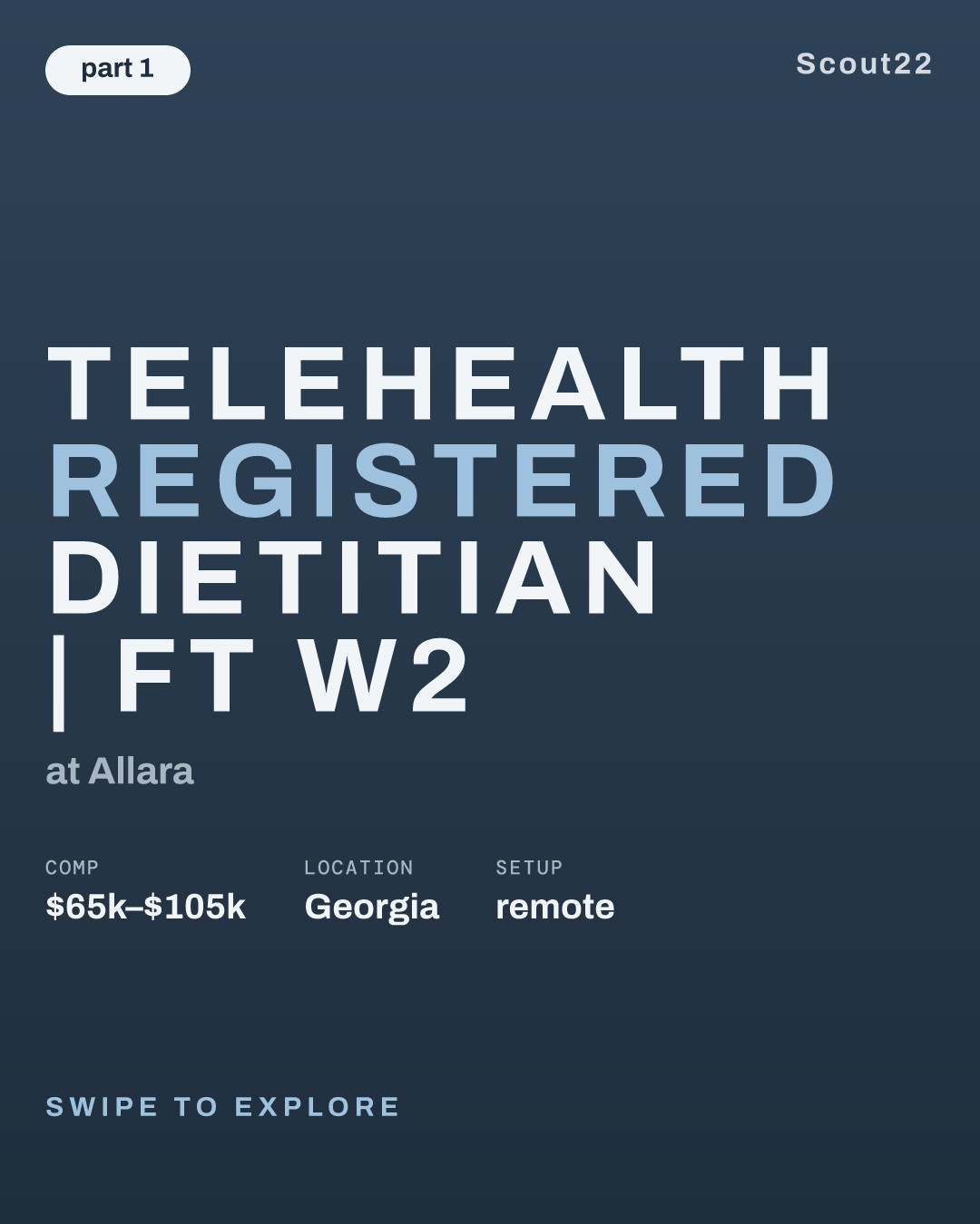 Telehealth Registered Dietitian | FT W2 at Allara