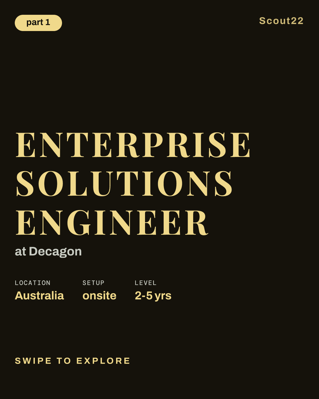 Enterprise Solutions Engineer at Decagon