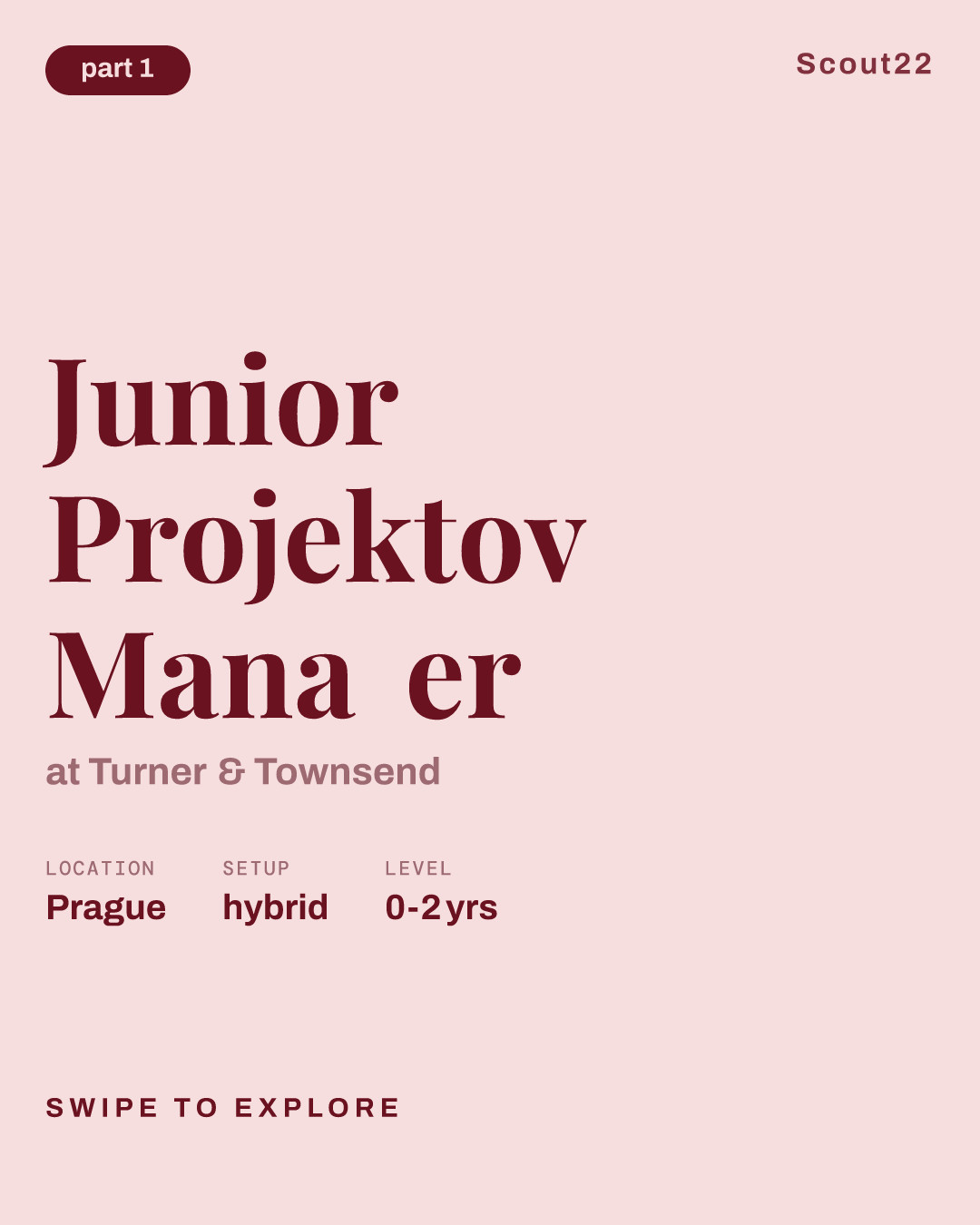 Junior Projektový Manažer at Turner & Townsend
