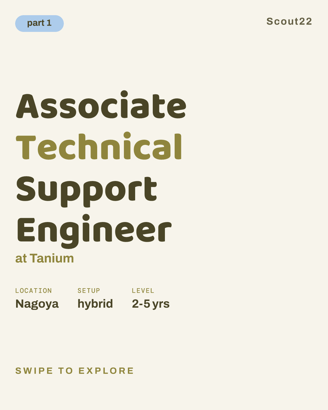 Associate Technical Support Engineer at Tanium