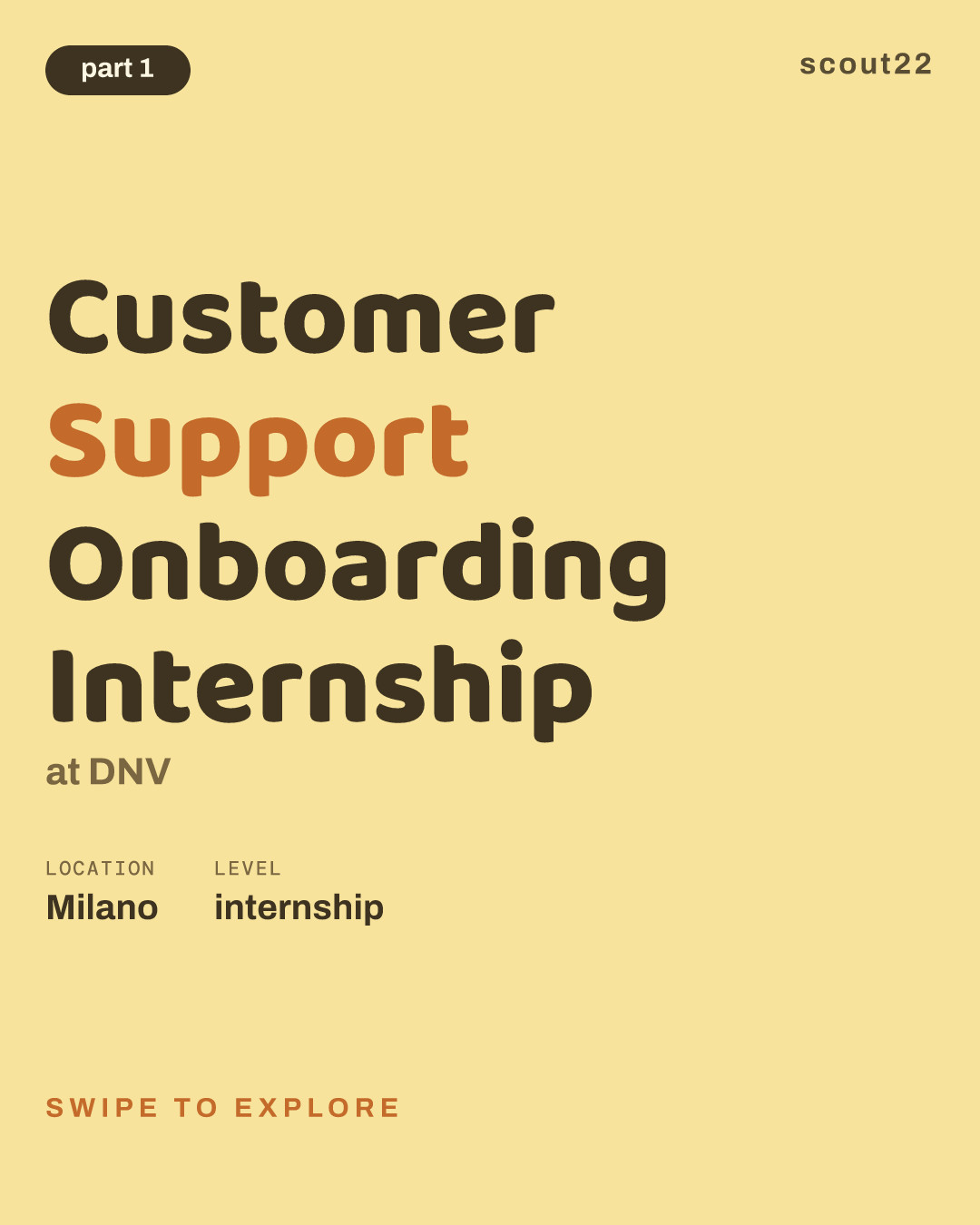 Customer Support Onboarding Internship at DNV