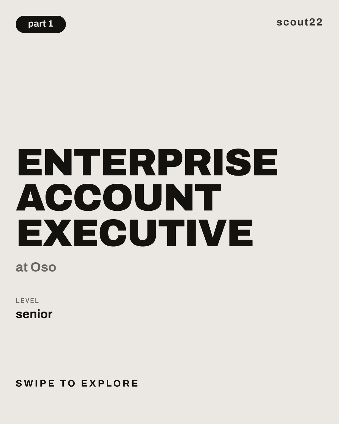 Enterprise Account Executive at Oso