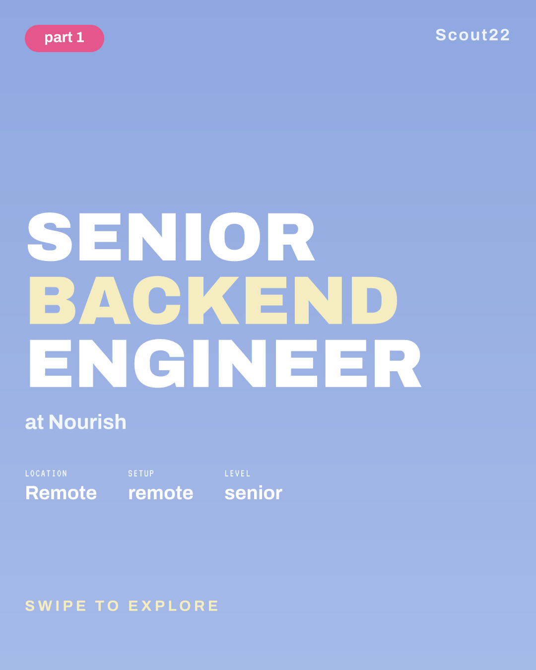 Senior Backend Engineer at Nourish