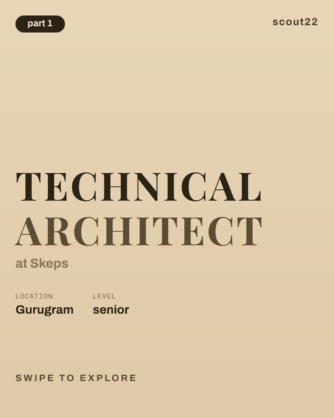 Technical Architect at Skeps