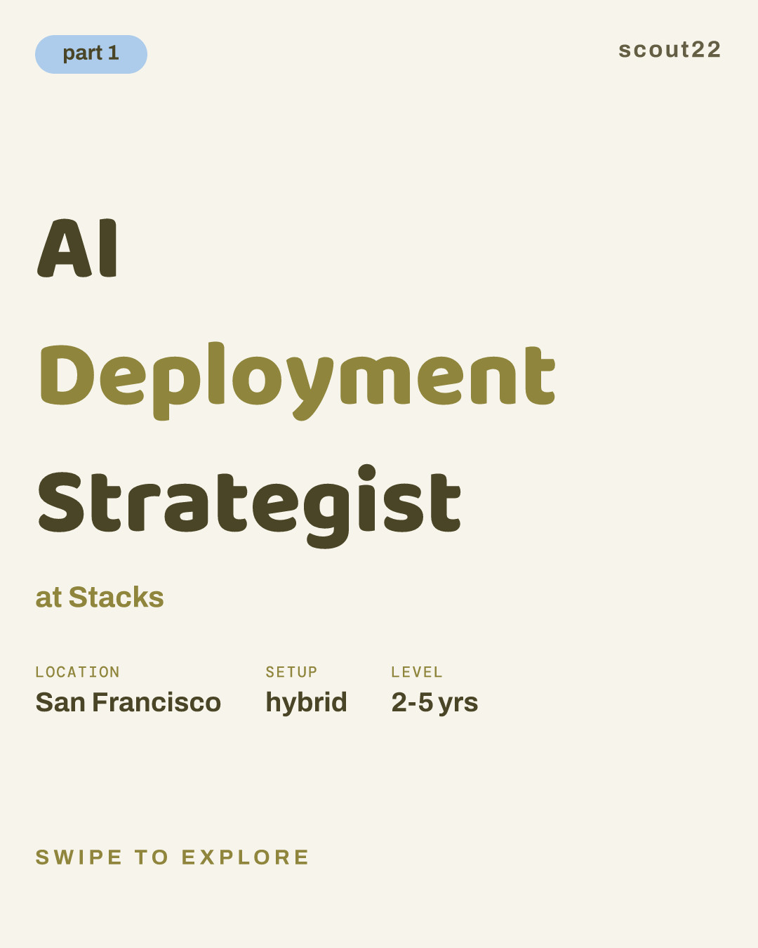 AI Deployment Strategist at Stacks