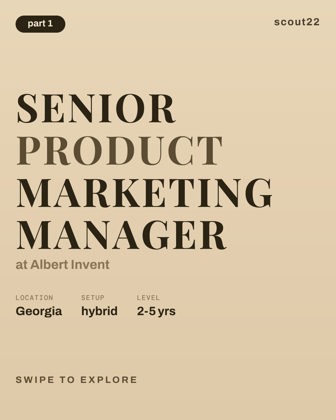 Senior Product Marketing Manager at Albert Invent
