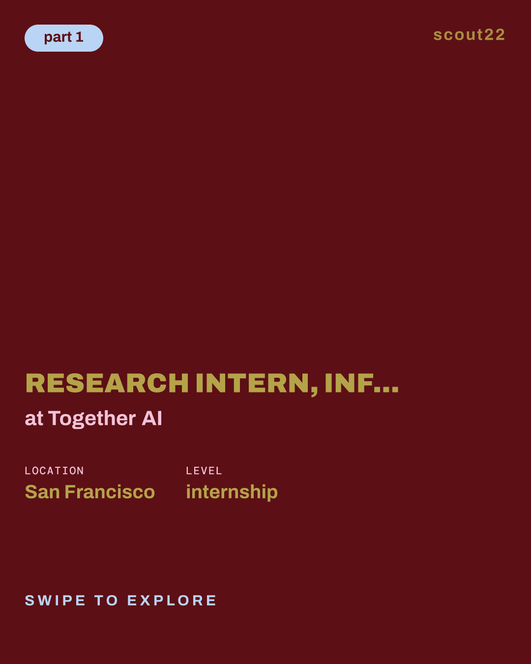 Research Intern, Inference (Winter 2027) at Together AI