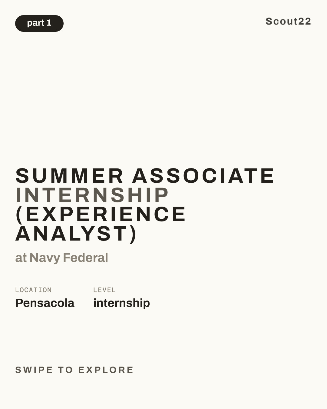 Summer Associate Internship (Experience Analyst) at Navy Federal