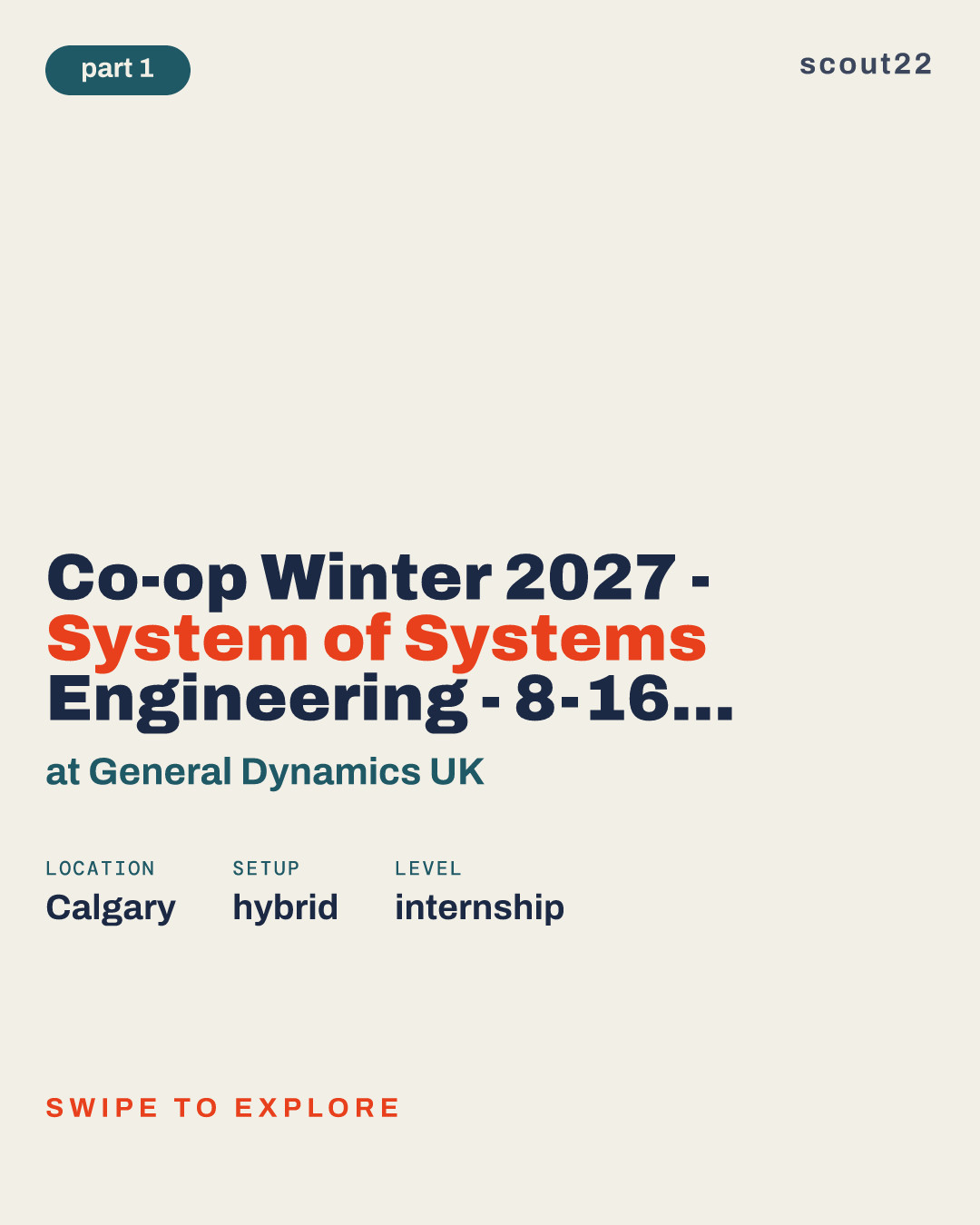 Co-op Winter 2027 - System of Systems Engineering - 8-16 Months at General Dynamics UK