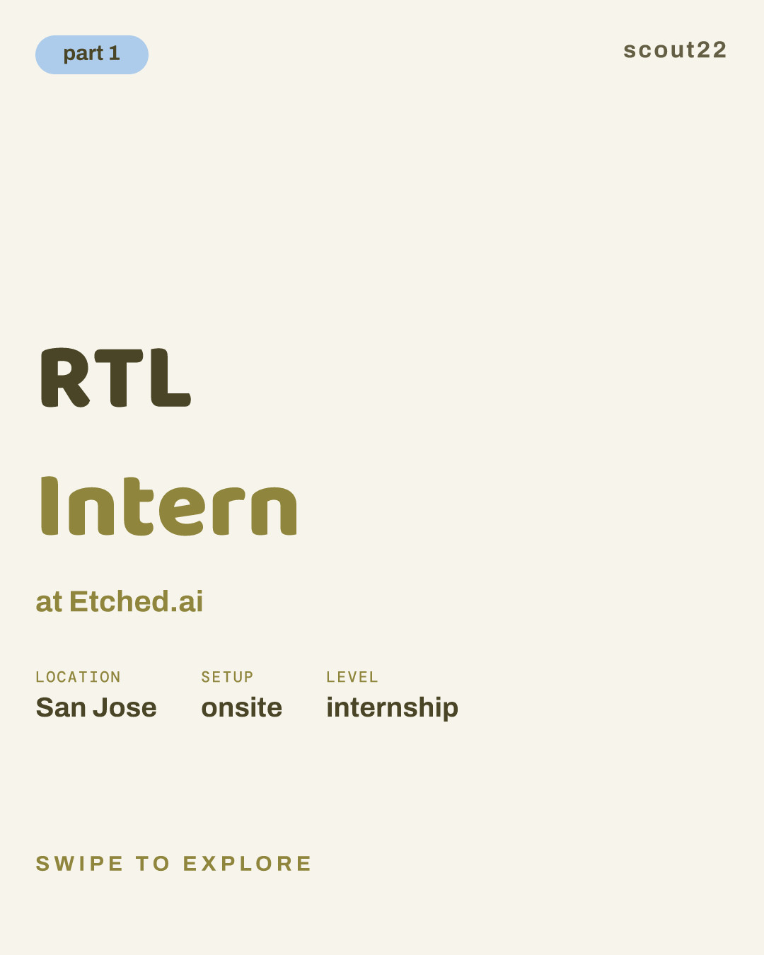 RTL Intern at Etched.ai