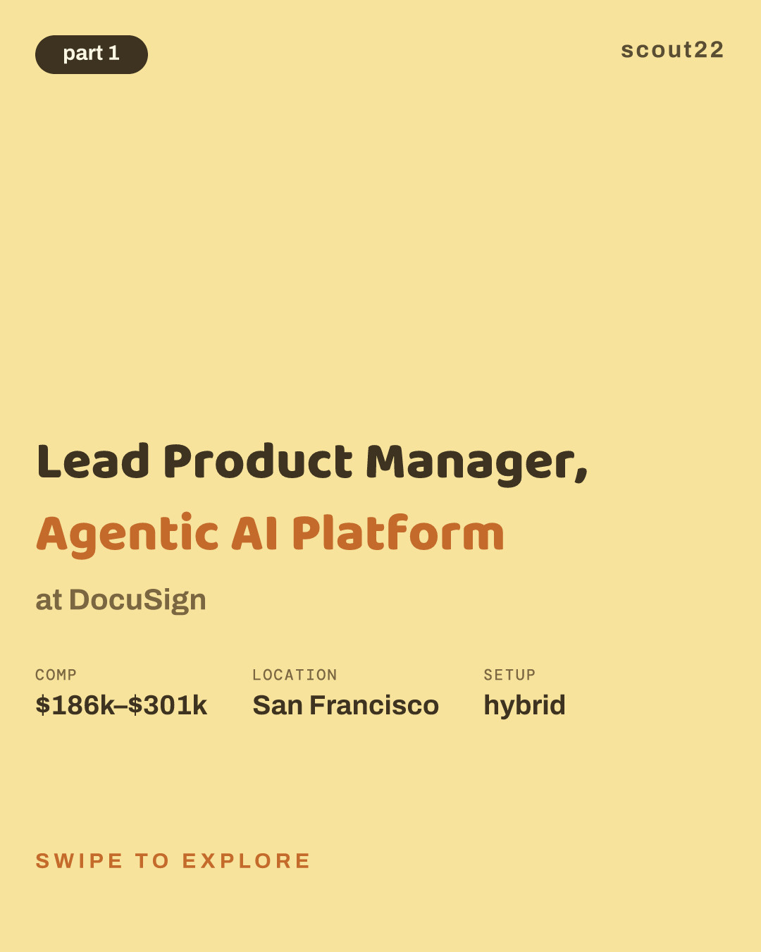 Lead Product Manager, Agentic AI Platform at DocuSign