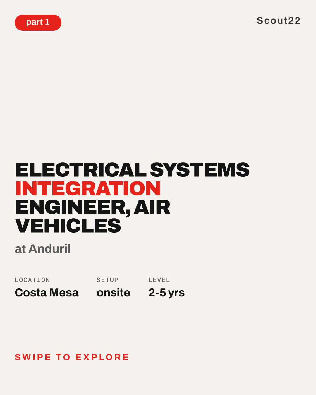 Electrical Systems Integration Engineer, Air Vehicles at Anduril