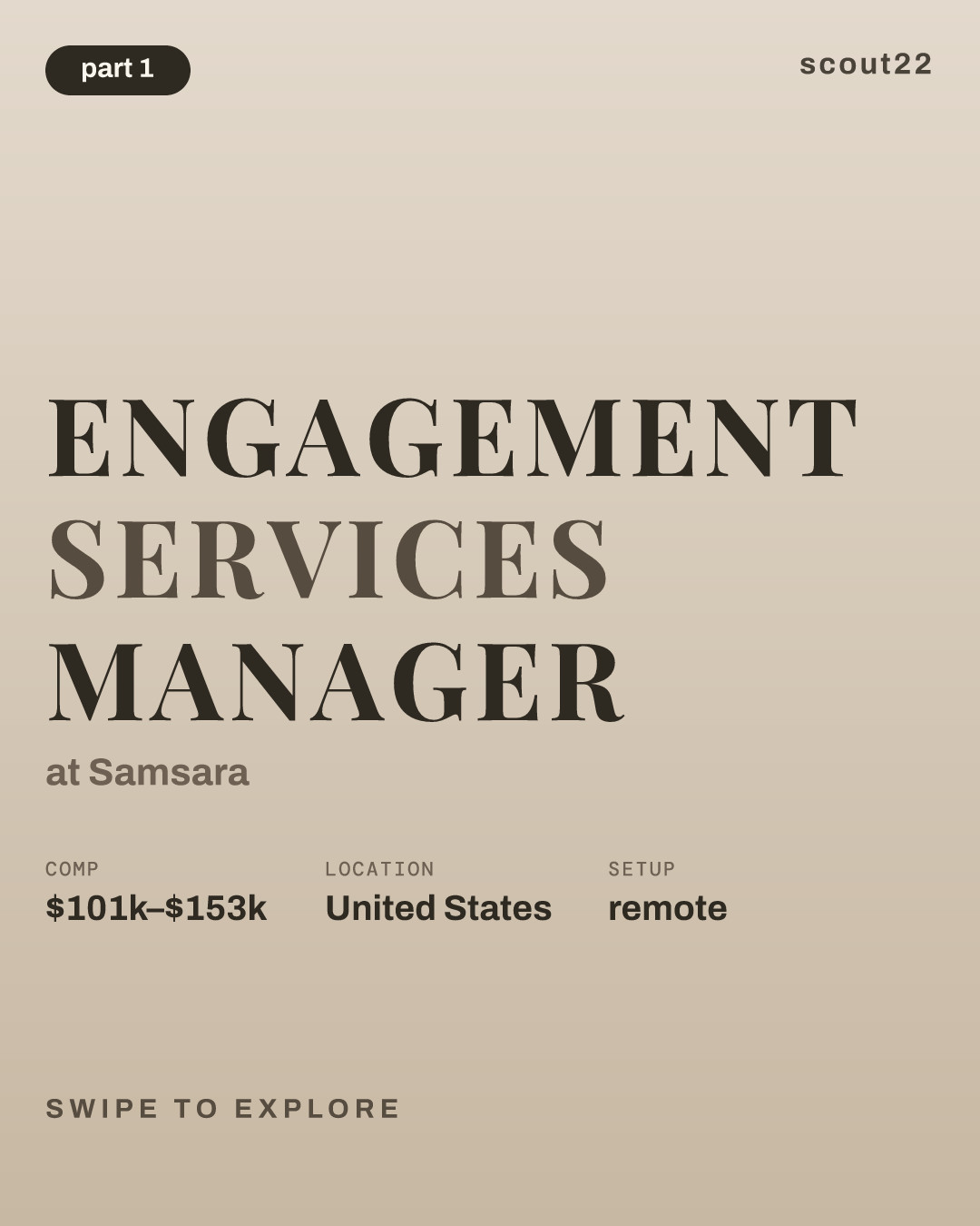 Engagement Services Manager at Samsara
