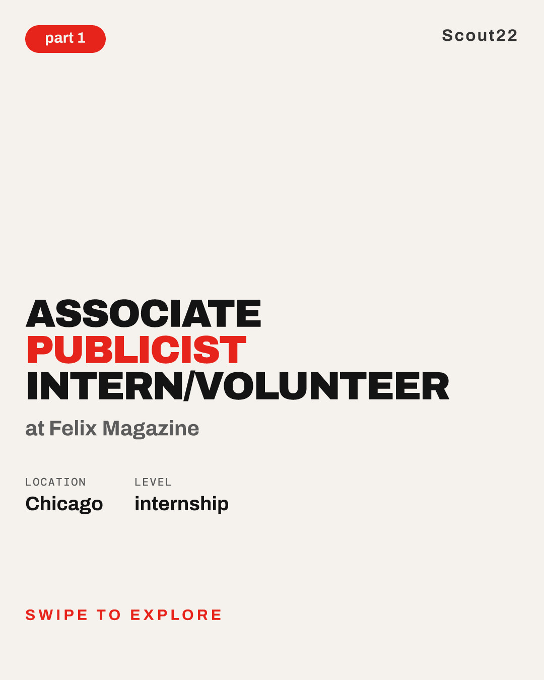 Associate Publicist Intern/Volunteer at Felix Magazine