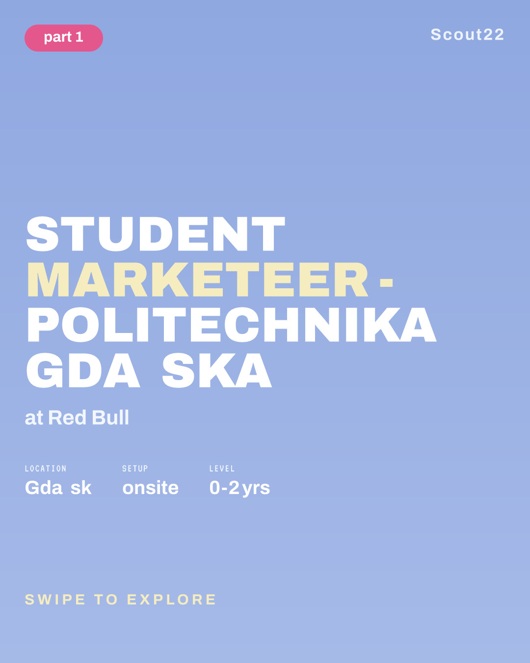 Student Marketeer -  Politechnika Gdańska at Red Bull