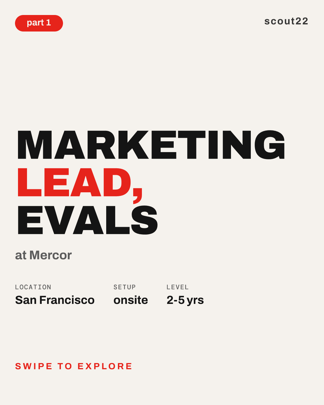 Marketing Lead, Evals at Mercor