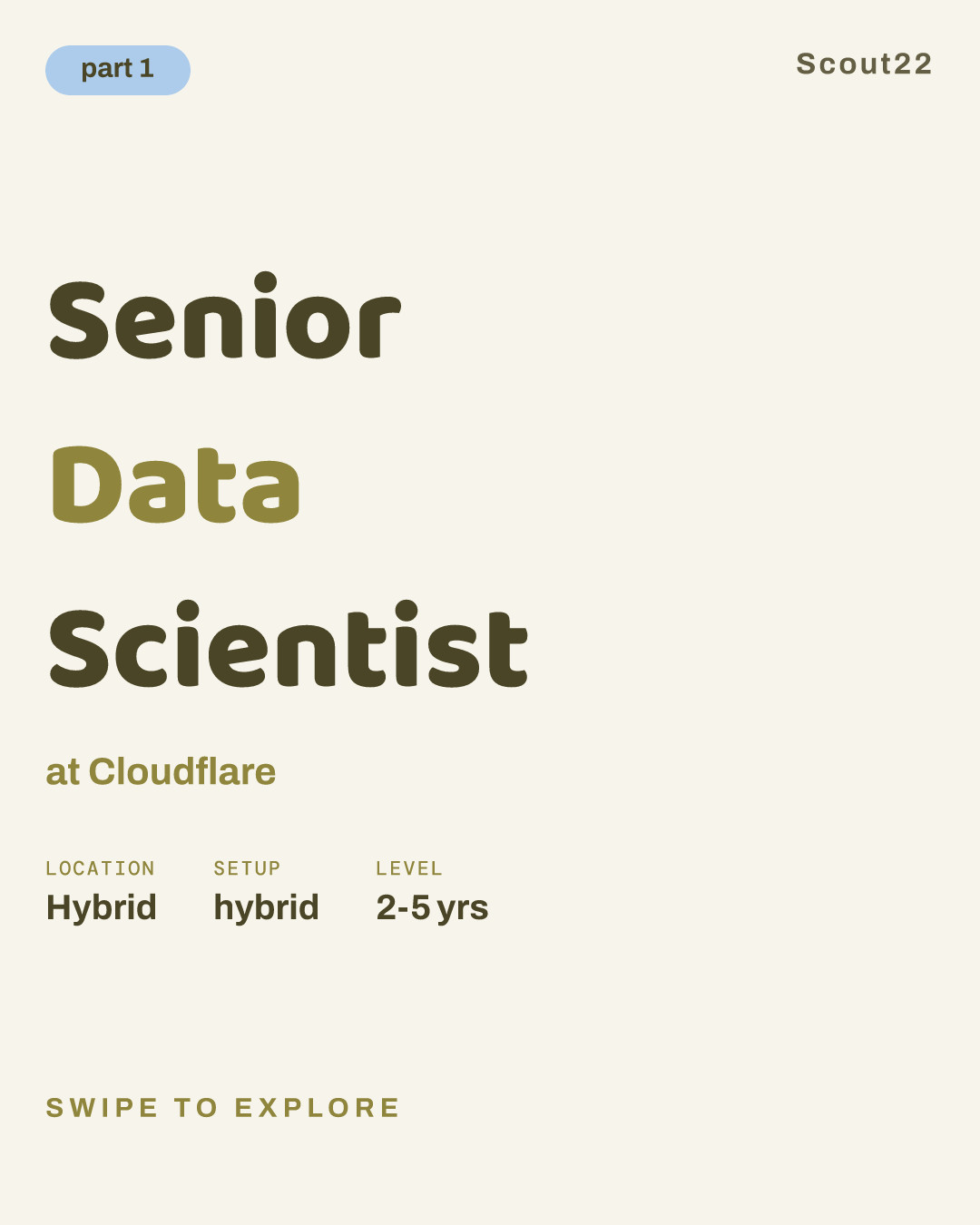Senior Data Scientist at Cloudflare